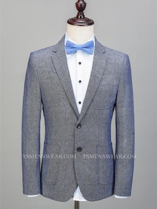 Gray Formal Business Men Blazer | New Arrival Notched Lapel Tuxedo