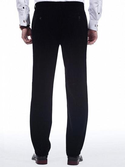 Premium Silk Shawl Lapel Black Velvet Mens Suits Tuxedos for Winter_8