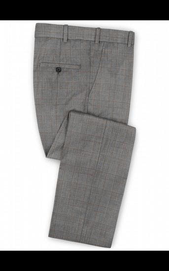Bespoke Checker Men Suits | Classic Two Pieces Tuxedo Online_3