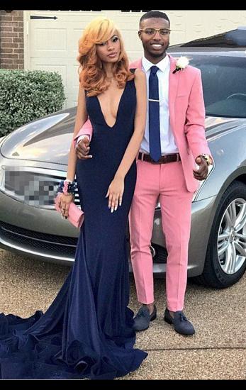 Candy Pink Shawl Lapel Boy Prom Suit | Bespoke Shawl Lapel Two Piece Men Suit_1