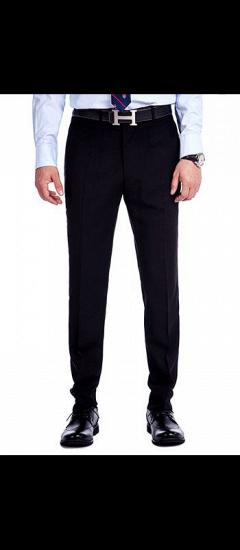Khaki Lined Mens Suits with Notch Lapel | Two Button Flap Pocket Leisure Suits_5