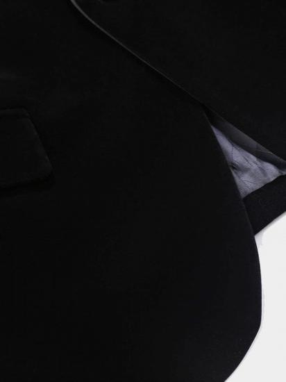 Black Velvet Wedding Men Suits | Classic Business Blazer Online_3