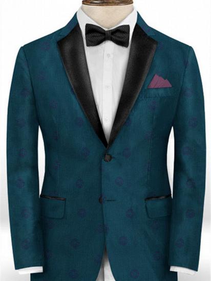 Ink Blue Two Pieces Wedding Tuxedos Groom | Best Men Suits Business Travel Prom Party