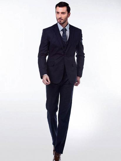 Premium Classic Three Piece Dark Navy Suits for Men_1